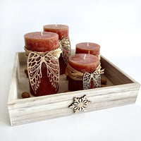 DP Craft houten engelenvleugels 9 × 6 cm, 6 stuks – afbeelding 4