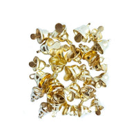 Decoratieve belletjes DP Craft goud, 30 stuks, 6, 8 en 10 mm