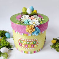 Decoratieve nestjes DP Craft van natuurlijke vezels, Ø 9 cm, 4 stuks – afbeelding 3