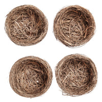 Decoratieve nestjes DP Craft van natuurlijke vezels, Ø 9 cm, 4 stuks