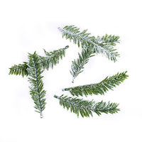 Decoratieve 3D-takjes groen DP Craft, 6 stuks