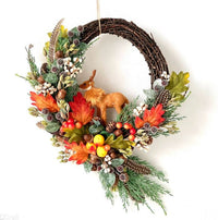 DP Craft 3D decoratietakjes met bruine besjes, berijpt, 11 cm, 4 stuks – afbeelding 2