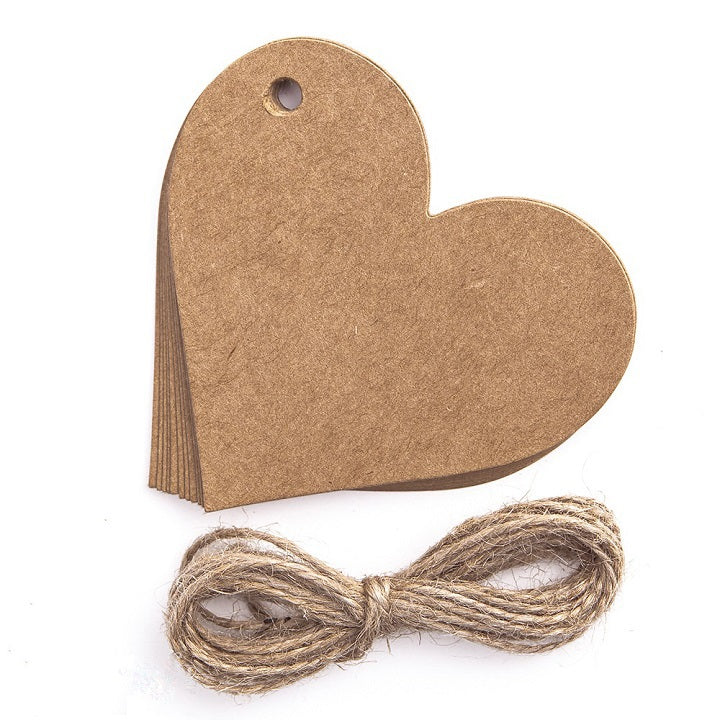 DP Craft kartonnen hartjes om te decoreren, 4,8 × 8,5 cm, 12 stuks