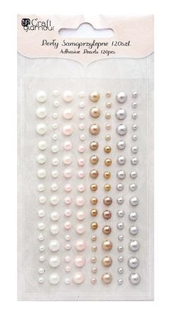DP Craft decoratiekralen Mocca Cream 3–6 mm, 120 stuks