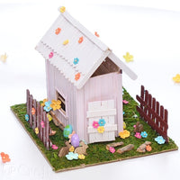 DP Craft jumbo knutselhoutjes naturel, 60 stuks – afbeelding 2
