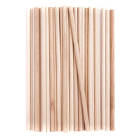 DP Craft ronde knutselhoutjes naturel, 50 stuks