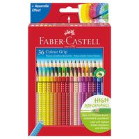 Faber-Castell Grip aquarelpotloden, set van 36 kleuren