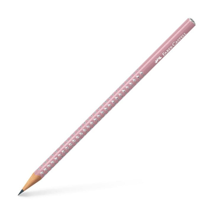 Faber-Castell Sparkle Harmony grafietpotlood B, oudroze