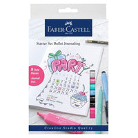 Faber-Castell PITT kalligrafiestiften startset met A5-blok