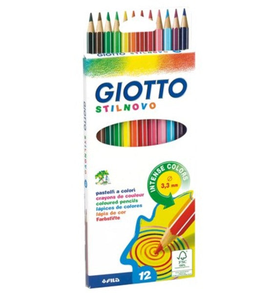 GIOTTO Stilnovo kleurpotloden, 12 kleuren
