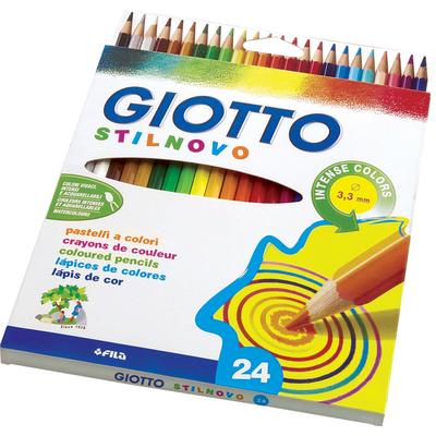 Giotto Stilnovo kleurpotloden, 24 kleuren