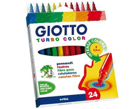 GIOTTO Turbo Color viltstiften, set 24 kleuren