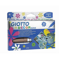 GIOTTO Decor Metallic acrylmarkers, set 5 kleuren