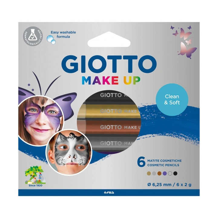 Giotto Make Up schmink in stiftvorm, set van 6