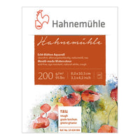 Hahnemühle Rough aquarelpapier, blok 8 × 10,5 cm
