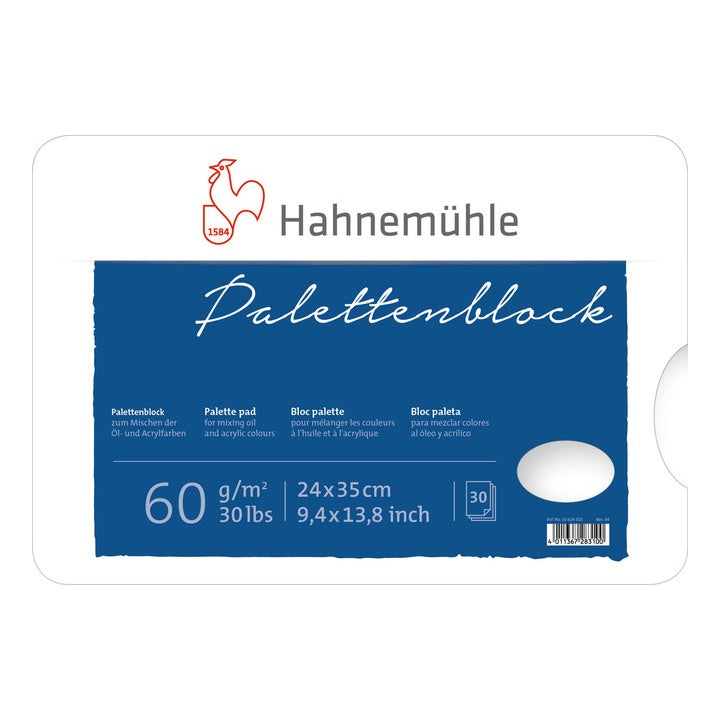 Hahnemühle afscheurpalet, 30 vel van 24 × 35 cm