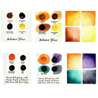 Daniel Smith aquarelverf Dot Cards, 36 kleuren op 9 kaarten – afbeelding 5