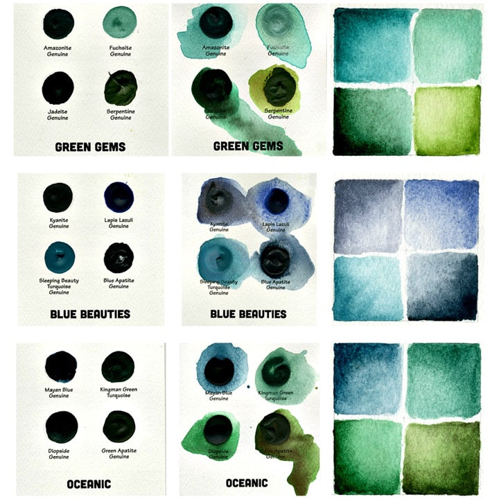 Daniel Smith Mineral Marvels aquarelverf Dot Cards, 36 kleuren – afbeelding 2