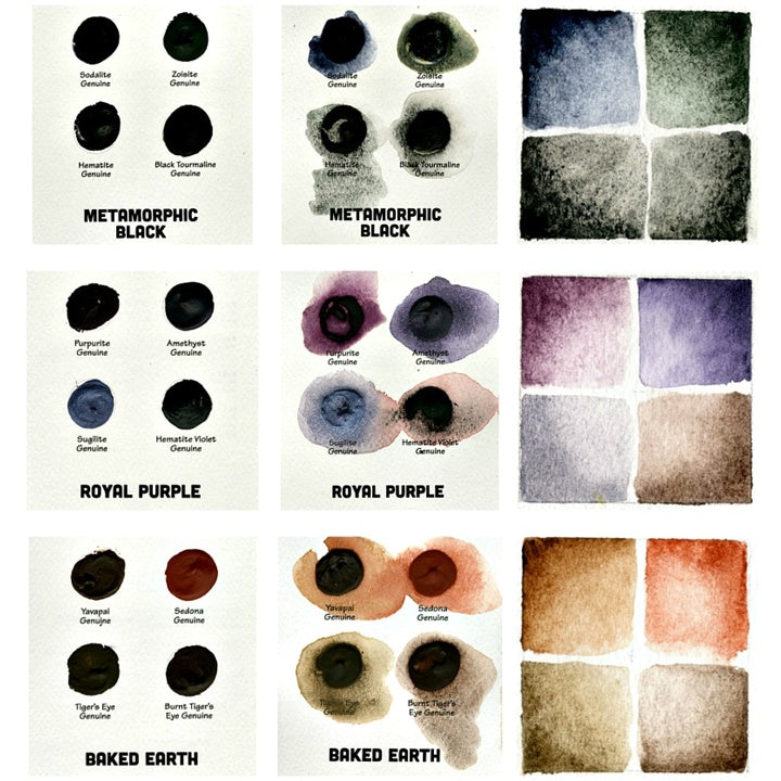 Daniel Smith Mineral Marvels aquarelverf Dot Cards, 36 kleuren – afbeelding 3