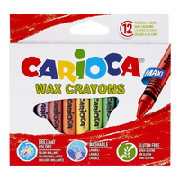Carioca Maxi waskrijt, 12 stuks