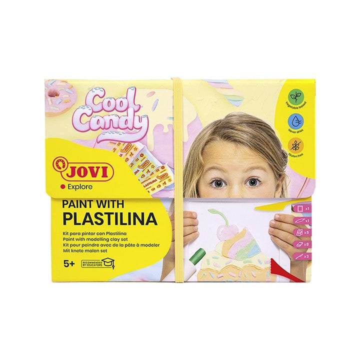 JOVI plasticineset Cool Candy, schilderen met plasticine