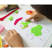 JOVI plasticineset Crazy Monsters, schilderen met plasticine – afbeelding 2