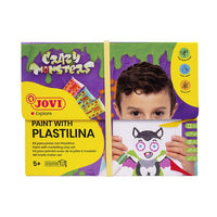 JOVI plasticineset Crazy Monsters, schilderen met plasticine