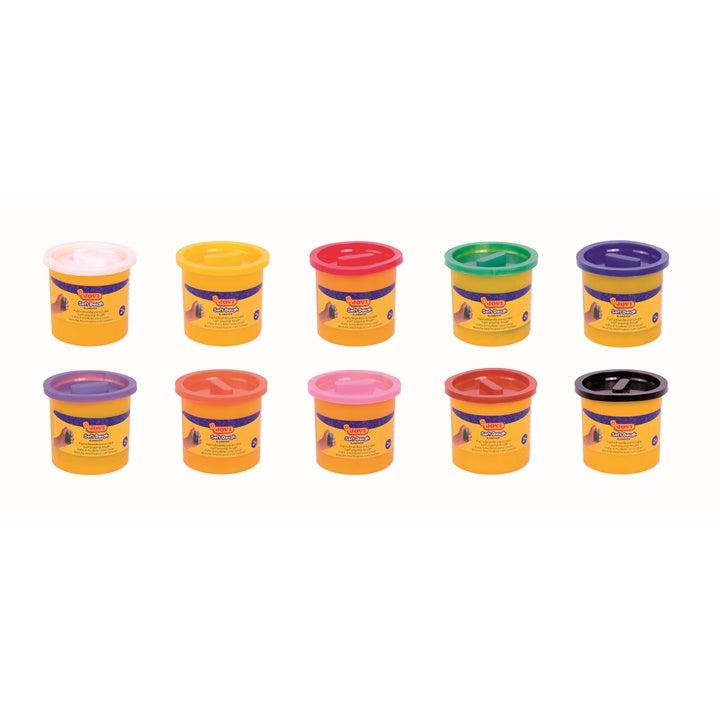 Jovi Blandiver plasticine in potjes 10 × 110 g – afbeelding 2
