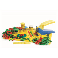 JOVI plasticineset met gereedschap in koffertje, Alfabet – afbeelding 2