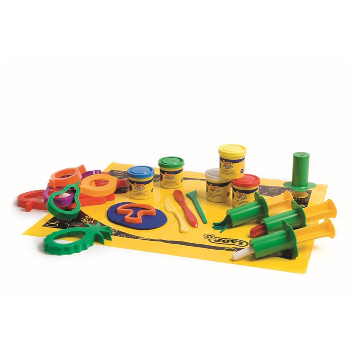 JOVI plasticineset met gereedschap in koffertje, Fruit – afbeelding 2