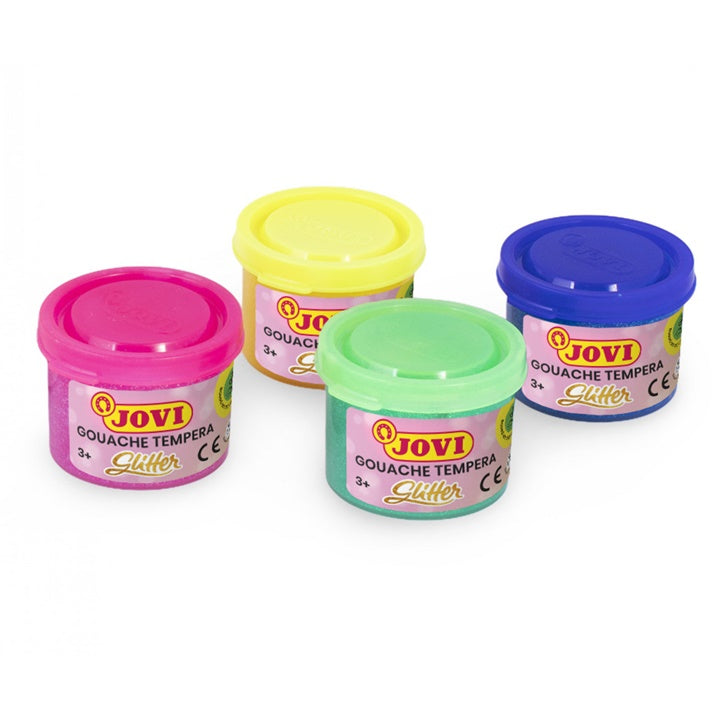 JOVI schoolverf met glitter 4 × 35 ml – afbeelding 3