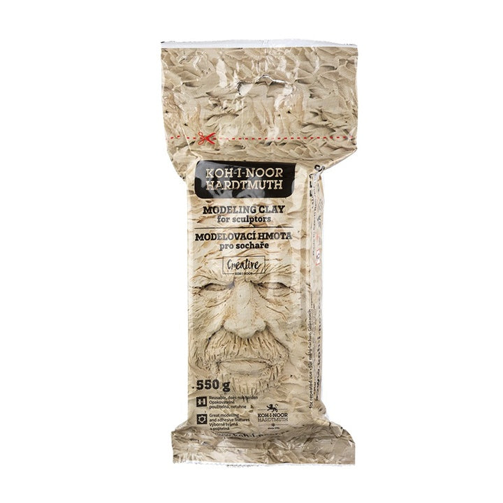 Koh-i-Noor boetseerklei voor beeldhouwers, okerkleurig 550 g
