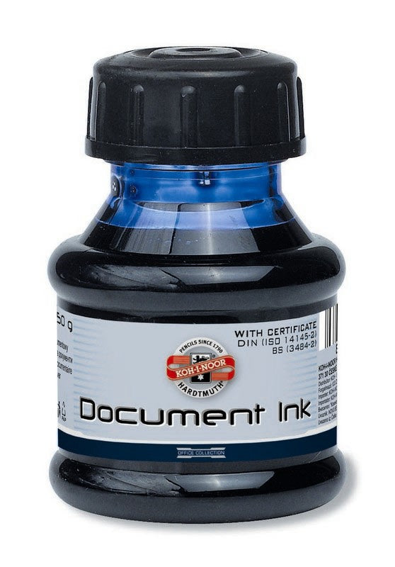 Koh-i-noor vulpeninkt voor documenten, 50 g, zwart