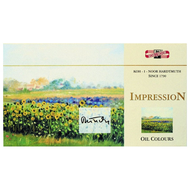 Koh-i-Noor Impression olieverfset 10 × 16 ml met accessoires