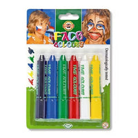 Koh-i-Noor schmink in stiften, set van 6 kleuren