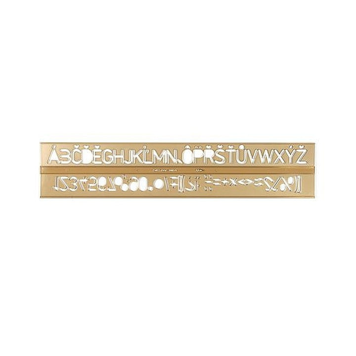 Koh-i-Noor lettersjabloon 20 mm voor technische pennen