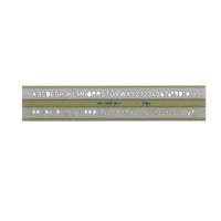 Koh-i-Noor lettersjabloon 7 mm voor school