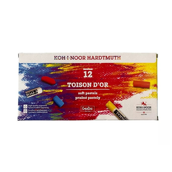 Koh-i-Noor pastelkrijt, set van 12 softpastels
