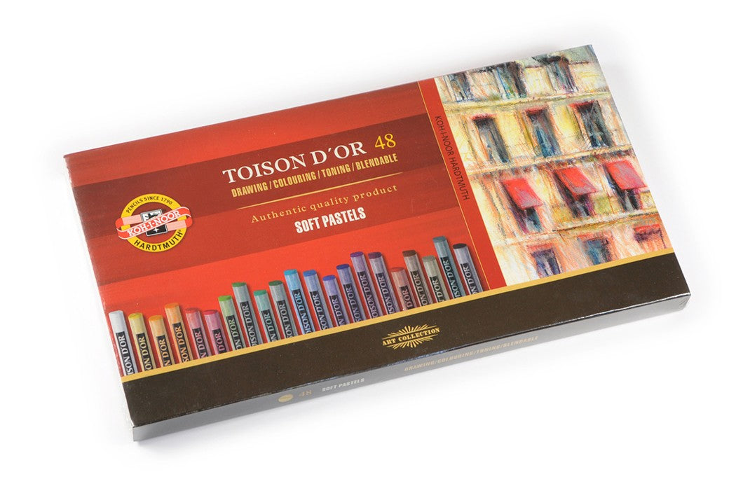 Koh-i-noor Toison d’Or pastelkrijt rond, 48 stuks (8516)