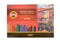 Koh-i-noor Toison d’Or Soft pastelkrijt 7 × 7 mm, 36 stuks