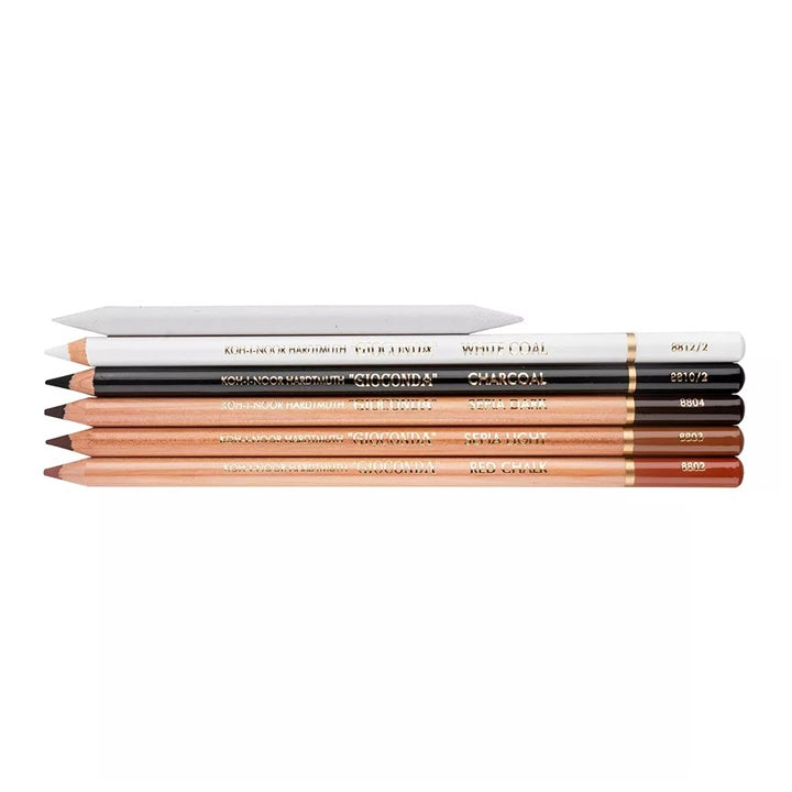 Koh-i-Noor Gioconda 9035 tekenset met 6 potloden – afbeelding 2