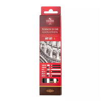 Koh-i-Noor Gioconda houtskool- en grafietset, 6 potloden