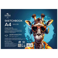 Koh-i-noor Sketchbook schetsblok A4, 20 vel, 180 g/m²