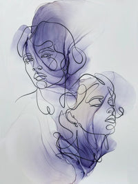 Kamenskaya tekeninkt-set Faces – 5 alcoholinkten met papier – afbeelding 4