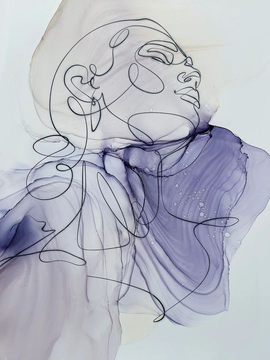 Kamenskaya tekeninkt-set Faces – 5 alcoholinkten met papier – afbeelding 5