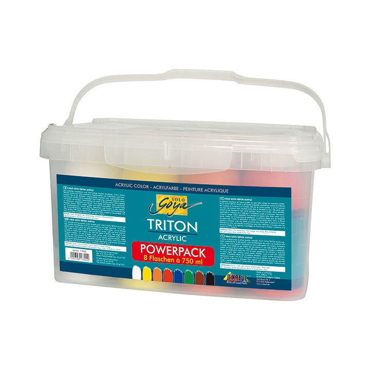 Kreul Solo Goya Triton acrylverfset Powerpack 8 × 750 ml