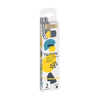 Kreul Triton acrylmarkers natuurpigmenten set van 2 (1–4 mm)