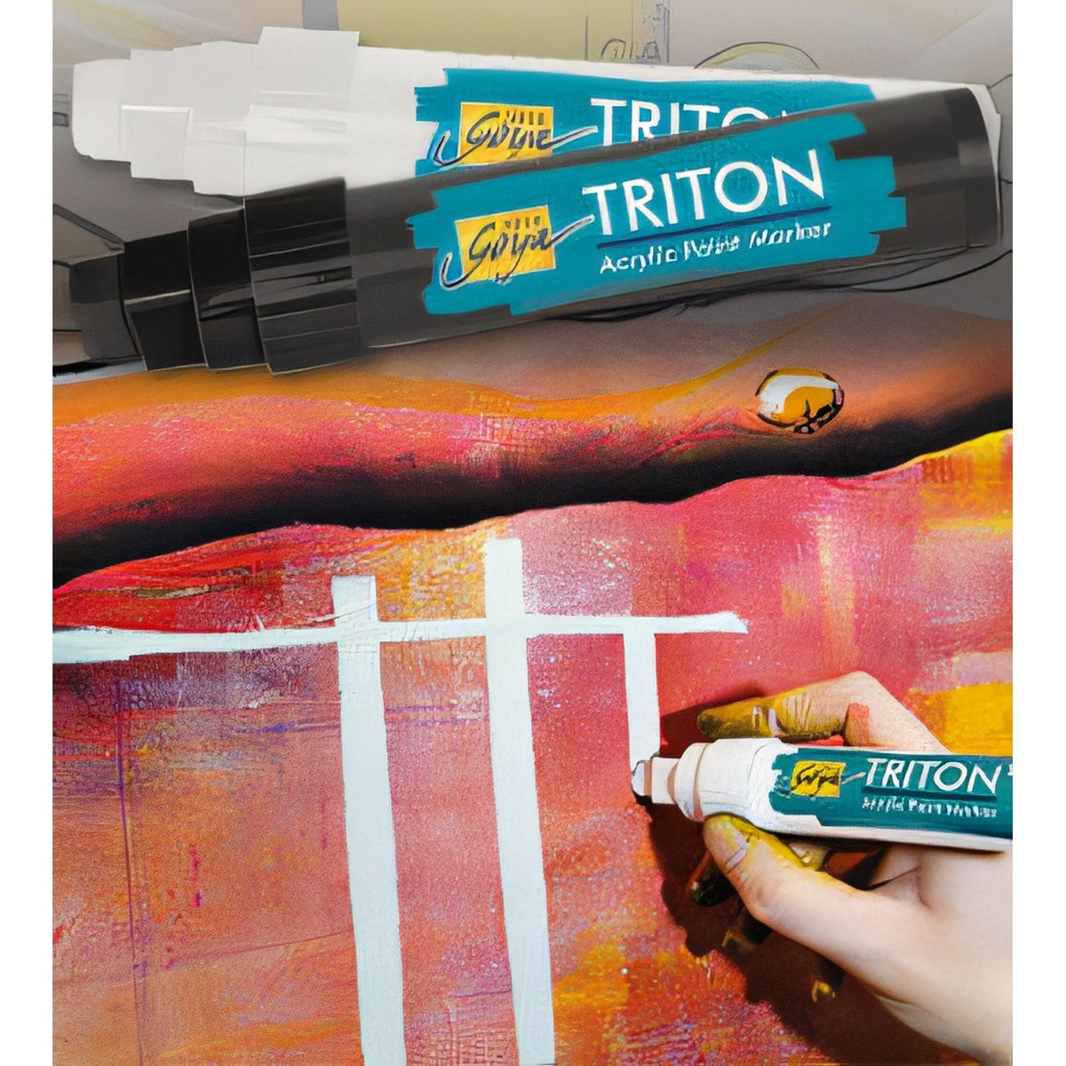 Kreul Solo Goya Triton acrylmarker 15 mm – afbeelding 6