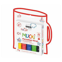 Kreul Mucki porseleinstiften, set 5 stuks