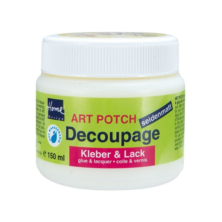 Kreul Art Potch decoupagelijm en vernis zijdeglans 150 ml